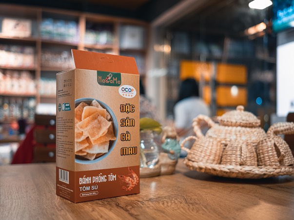 bánh phồng tôm Cà Mau - NACAMA Tôm sú