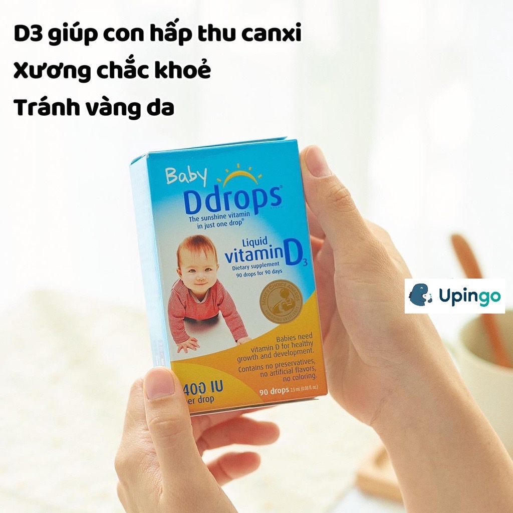 Vitamin D3 Ddrops Mỹ 90 giọt