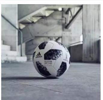 Quả bóng đá World Cup 2018 TELSTAR màu đỏ số 5