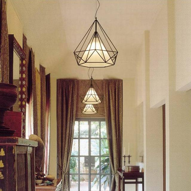 Đèn thả trần hình Kim cương Phi 250mmm AnAn Decor
