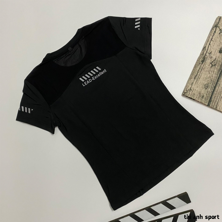 Áo thể thao nữ tay ngắn chất thun 4 chiều phù hợp tập Gym Yoga