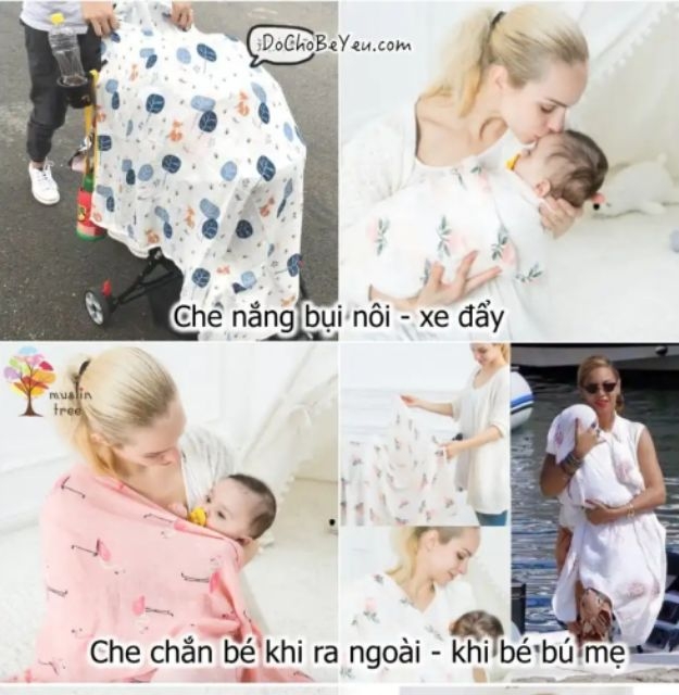Khăn ADEN tiện lợi đa năng siêu mềm cho(làm gối,khăn tắm,chăn đắp cho bé)