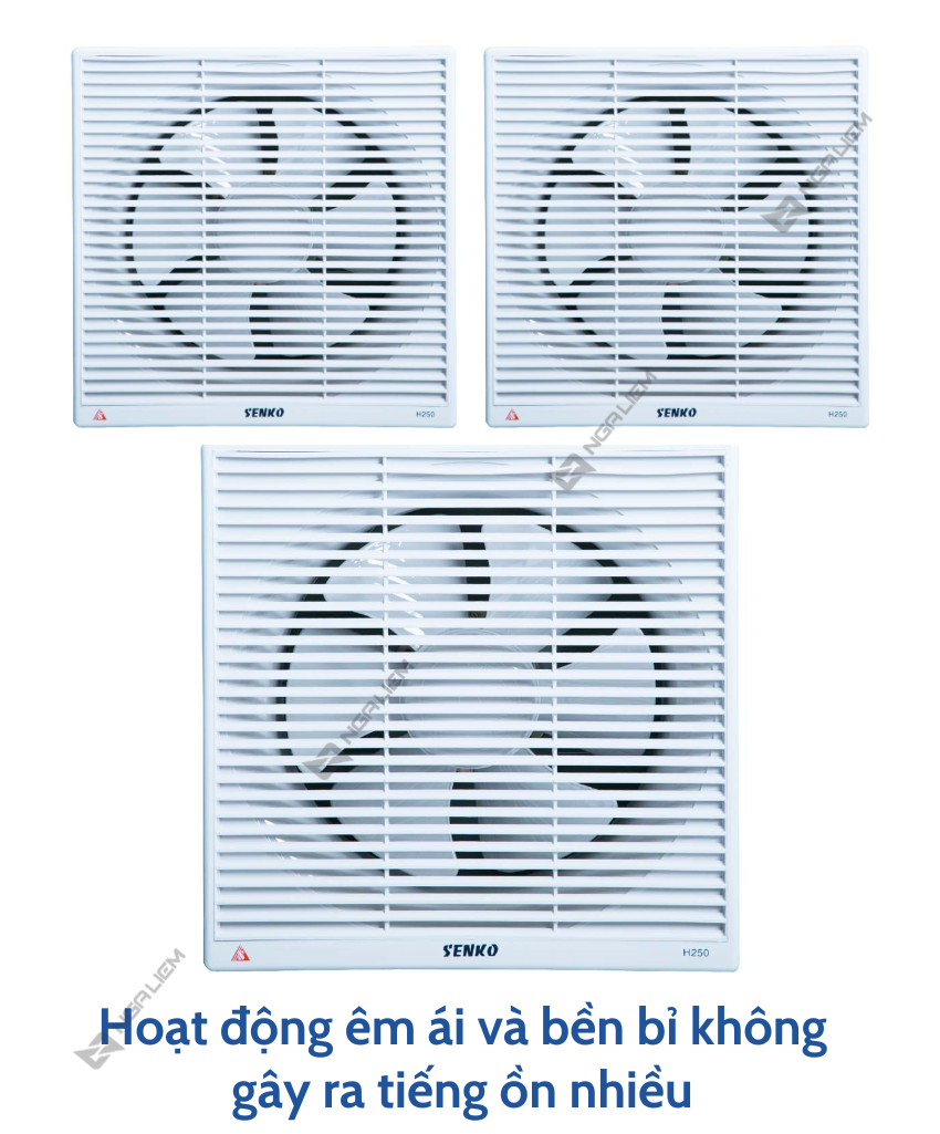 Quạt Hút Tường Thông Gió Senko (H150) [Hàng chính hãng]