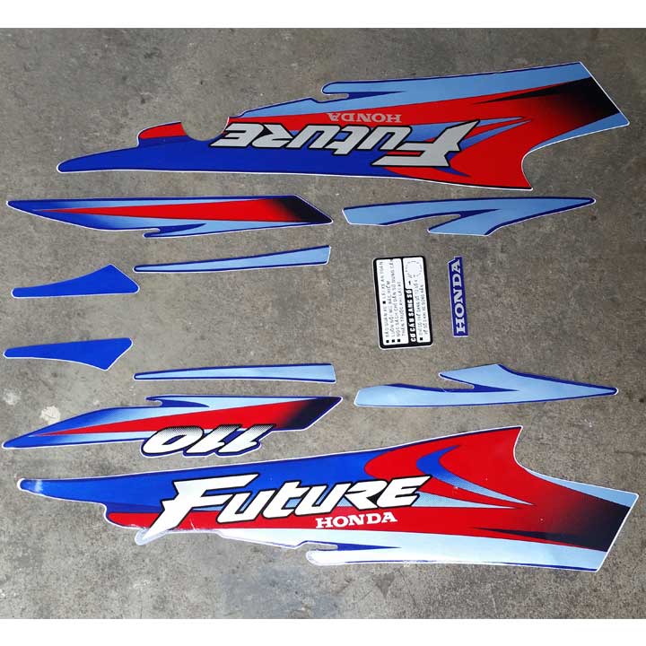 Tem xe Future, Decal xe Future 1 như ZIN, màu xanh mực