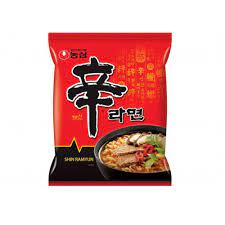 Lốc 5 gói mì Shin đỏ cay Hàn Quốc