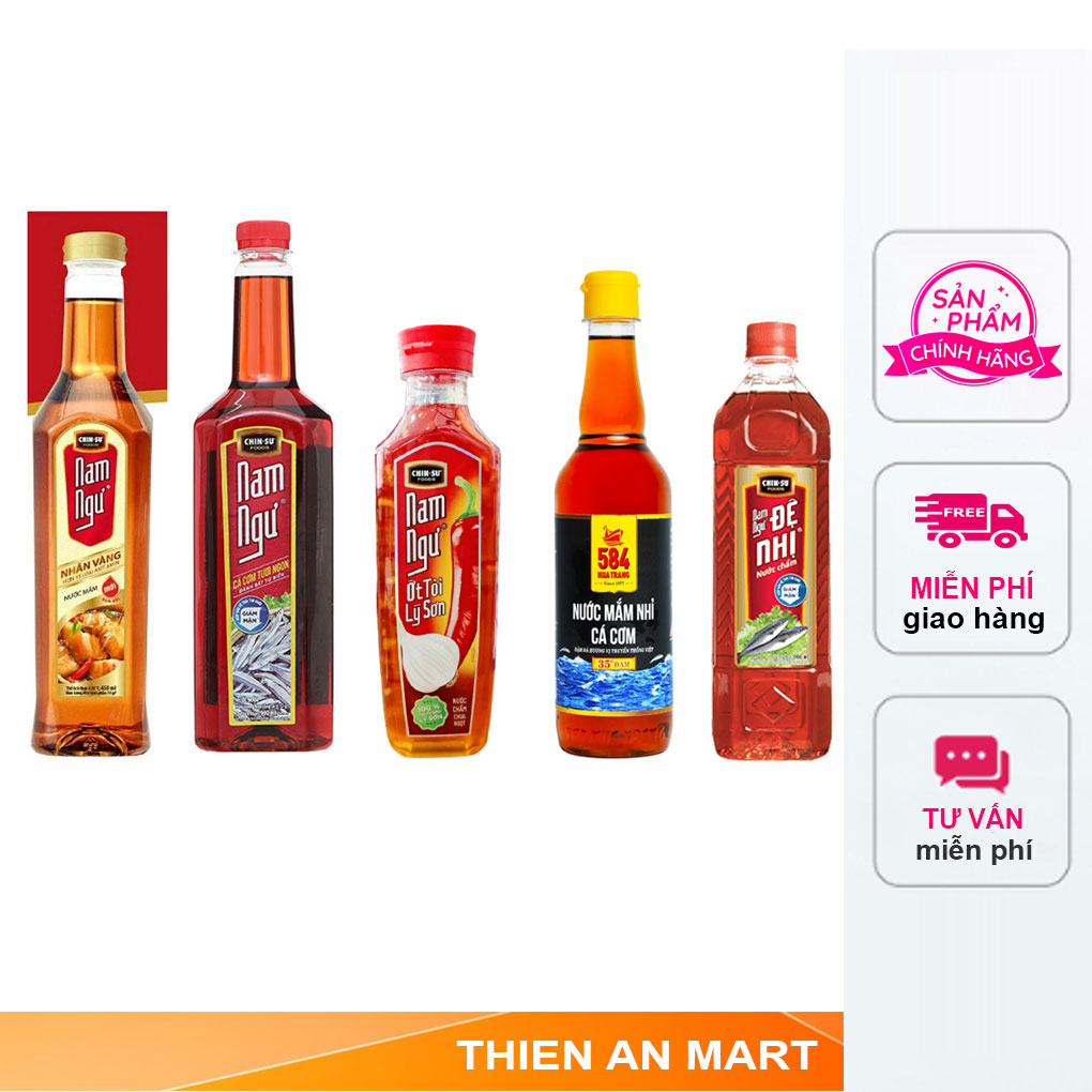 Nước mắm chấm Nam Ngư chai 500ml - 750ml