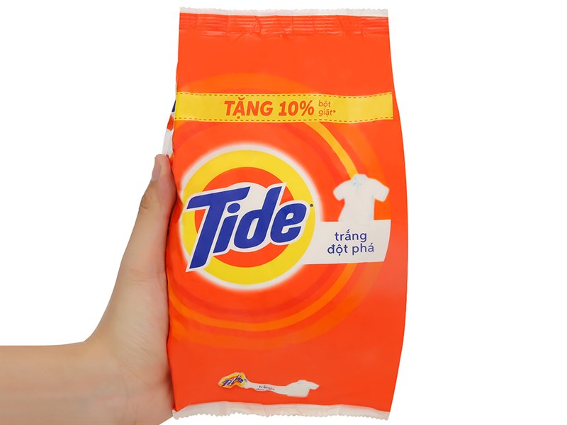 Bột giặt Tide trắng đột phá túi 800g