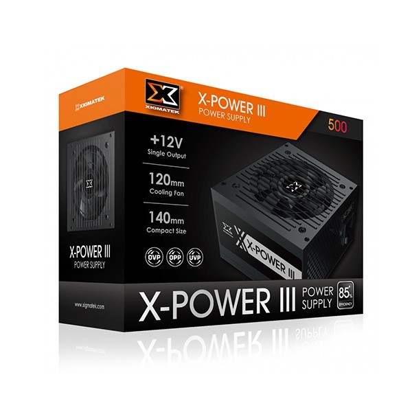 Bảng giá Nguồn máy tính Xigmatek X-Power III X-500 (EN45976) 450W- phiên bản mới 2020, sản phẩm tốt với chất lượng và độ bền cao, cam kết giống như hình Phong Vũ