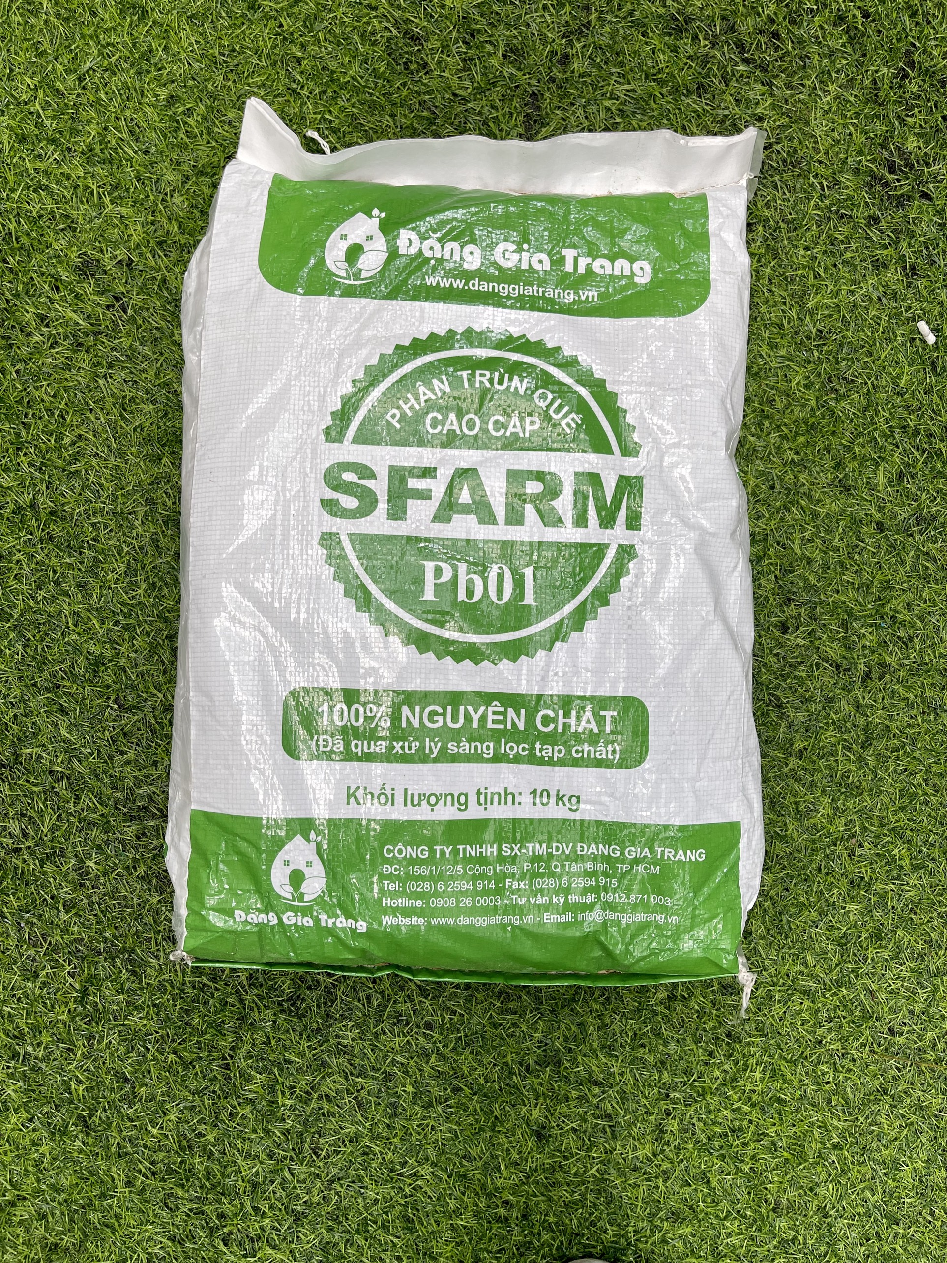 Phân trùn quế Sfarm nguyên chất 10kg