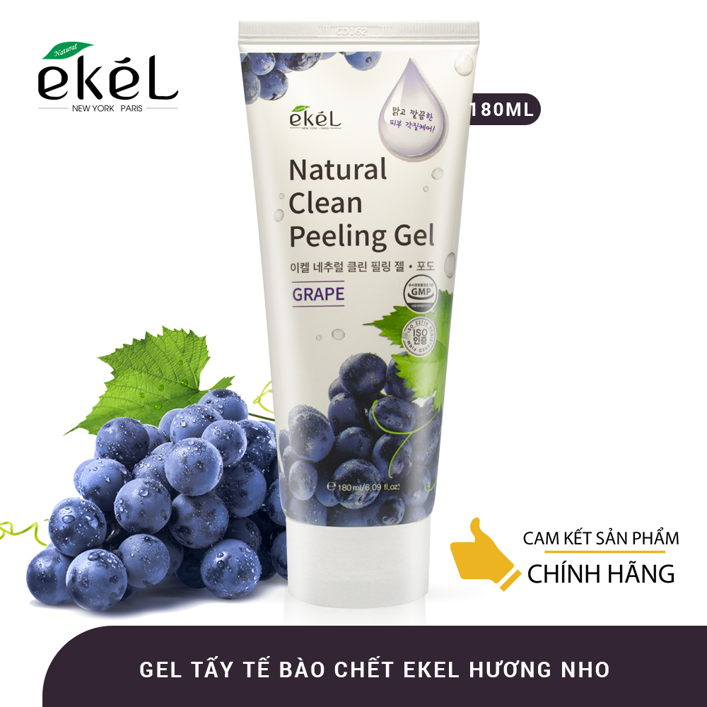 Tẩy tế bào chết nho Ekel 180ml