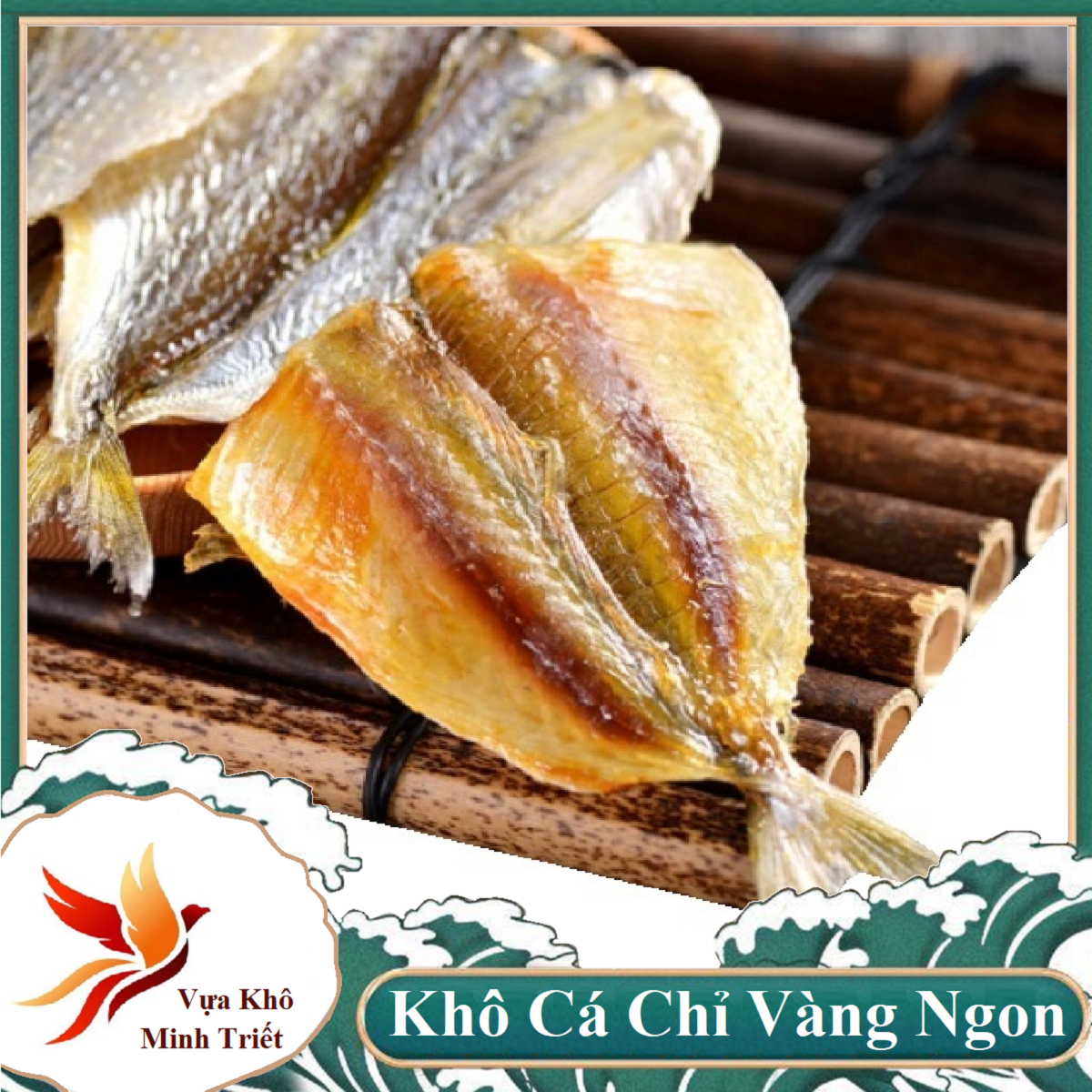 1KG khô cá Chỉ Vàng Ngon-Mùi hương Cá Chỉ Vàng Khô khi nướng thơm lừng- Vựa Khô Minh Triết
