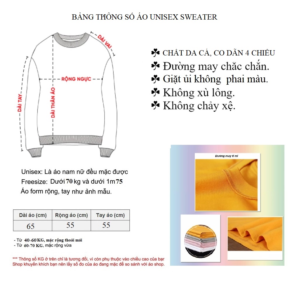 Áo đôi sweater ( 2 áo ) in chữ tình yêu siêu đẹp