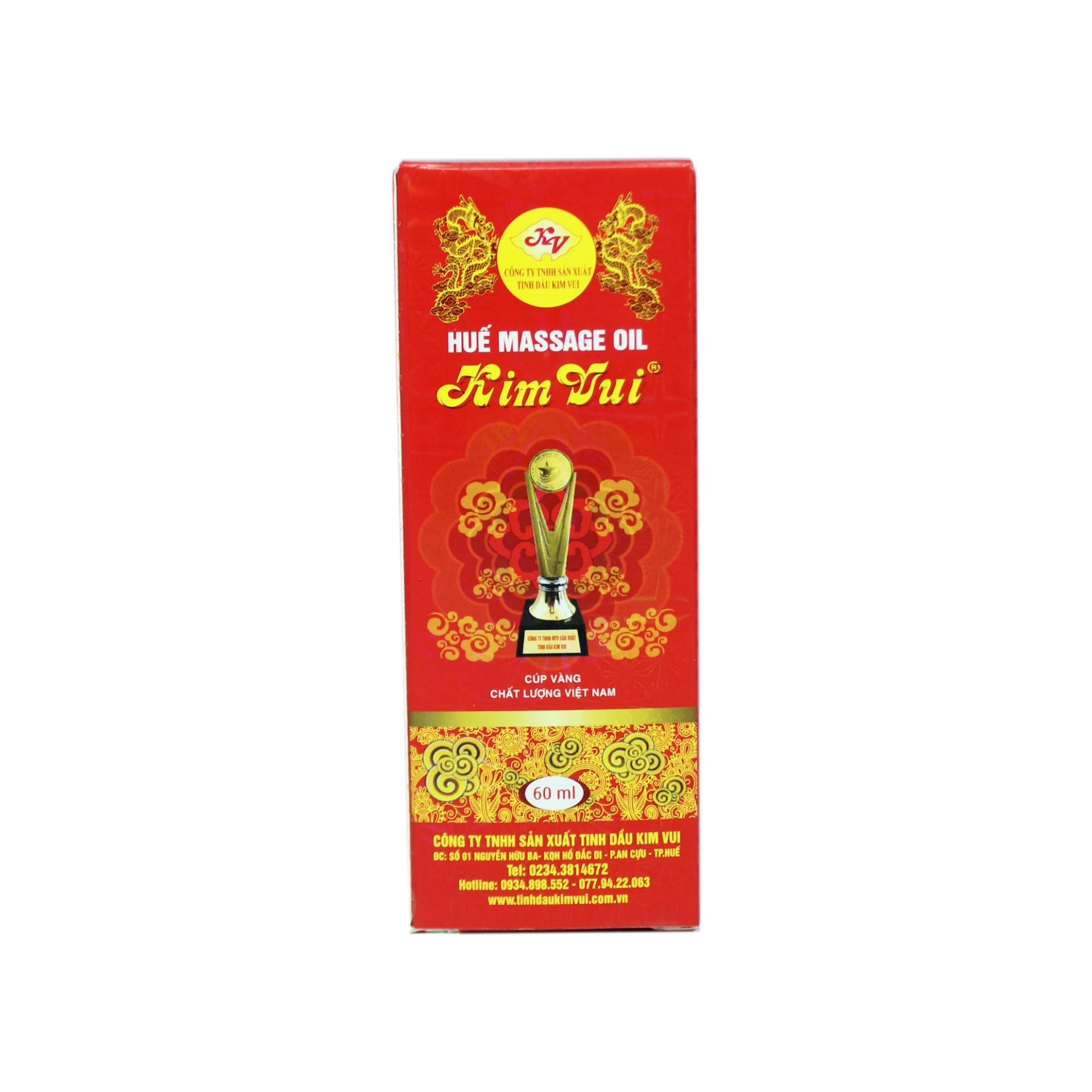 Tinh dầu xoa bóp Huế 60ml