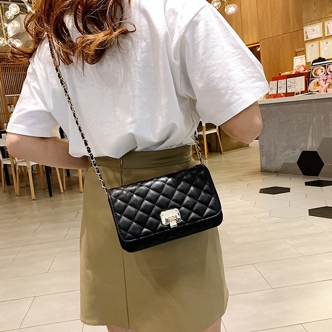 TÚI ĐEO CHÉO NỮ CNK SIZE 20 KHÓA GẬP CAO CẤP