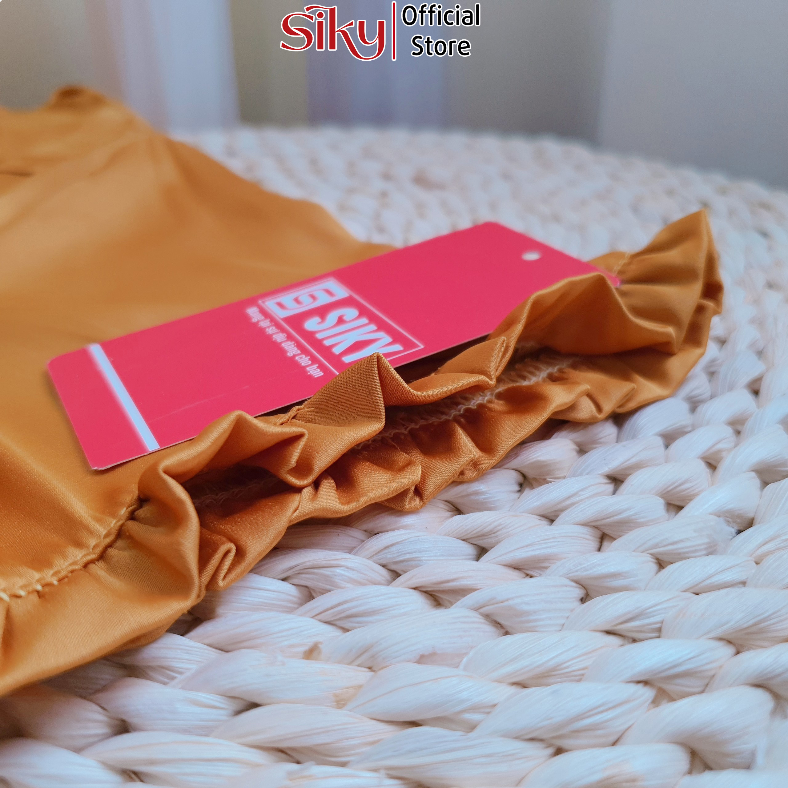 Bộ pijama nữ lửng SIKY chất lụa satin - BN07