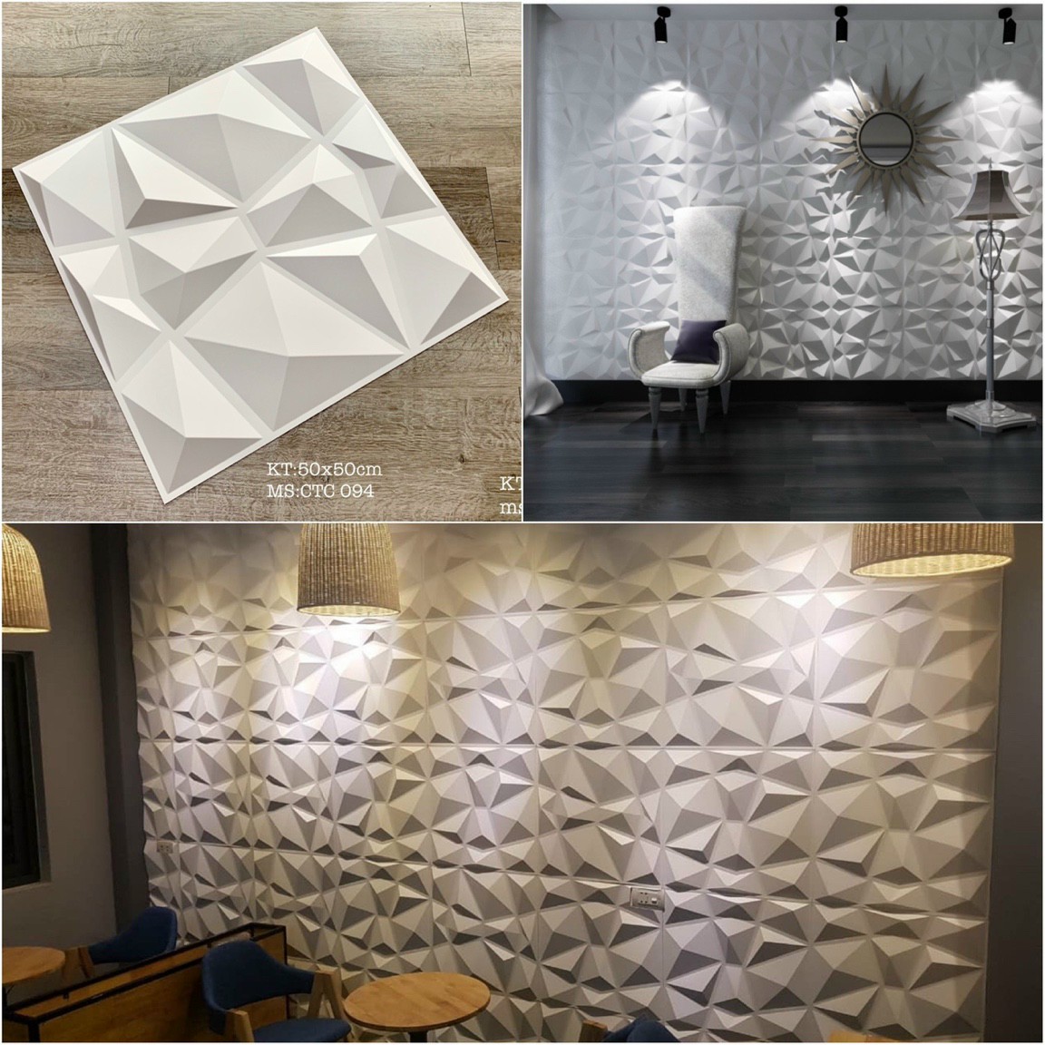 Tấm nhựa ốp tường pvc 3d .