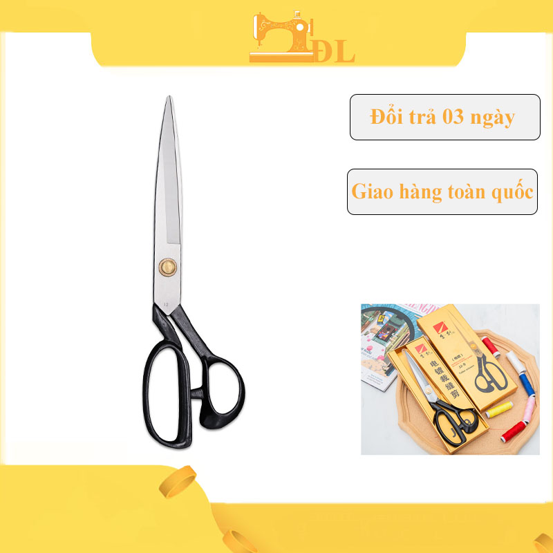 kéo cắt vải thép trắng cao cấp