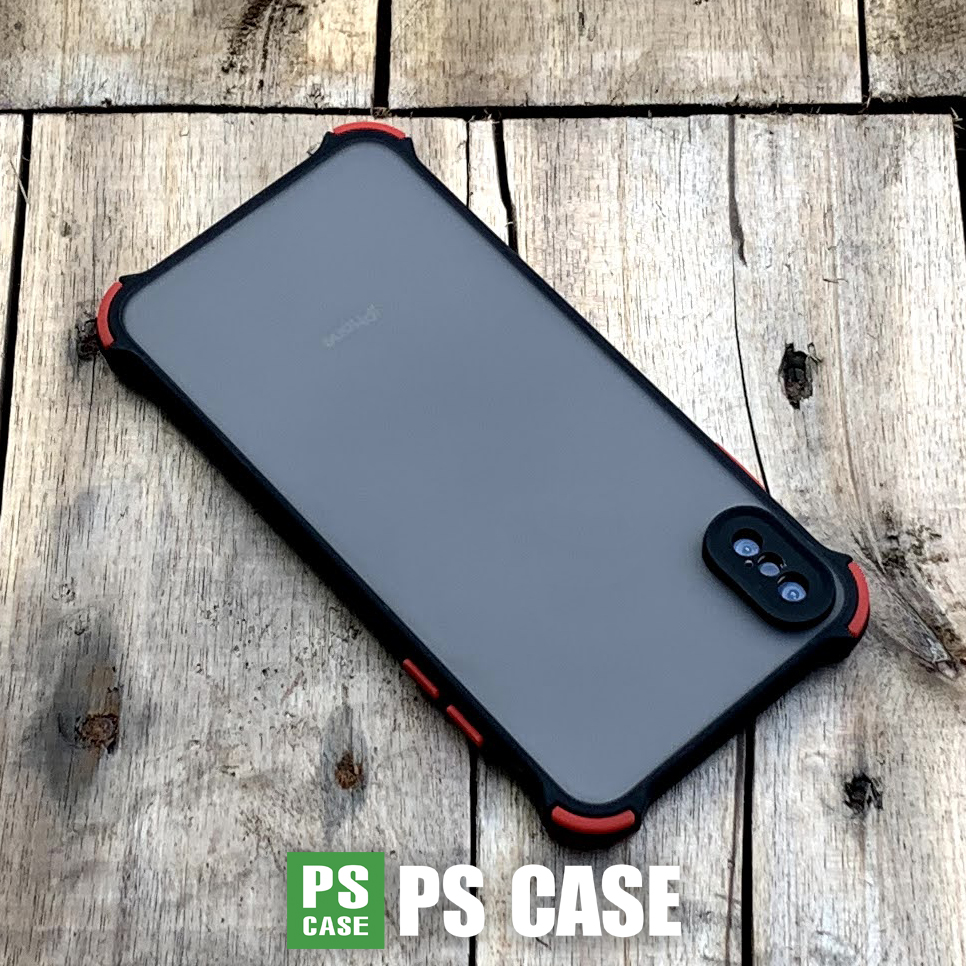 Ốp lưng chống sốc toàn phần màu đen dành cho iPhone XS MAX