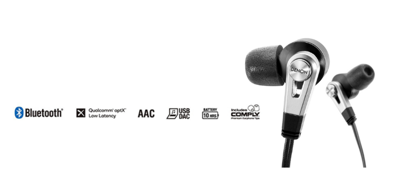 [Trả góp 0%]TAI NGHE BLUETOOTH NECKBAND DENON AH-C820W