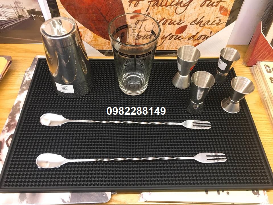 COMBO 3 THẢM LÓT CAO SU QUẦY BAR (45cm x 30 cm) - (Ảnh shop tự chụp)