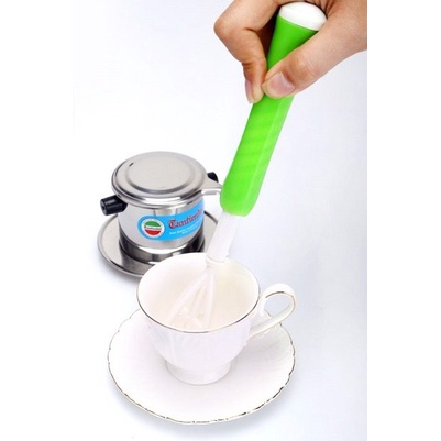 Cây Đánh Bọt Cà Phê Chất Liệu Nhựa Nhiều Màu - Dụng Cụ Pha Chế