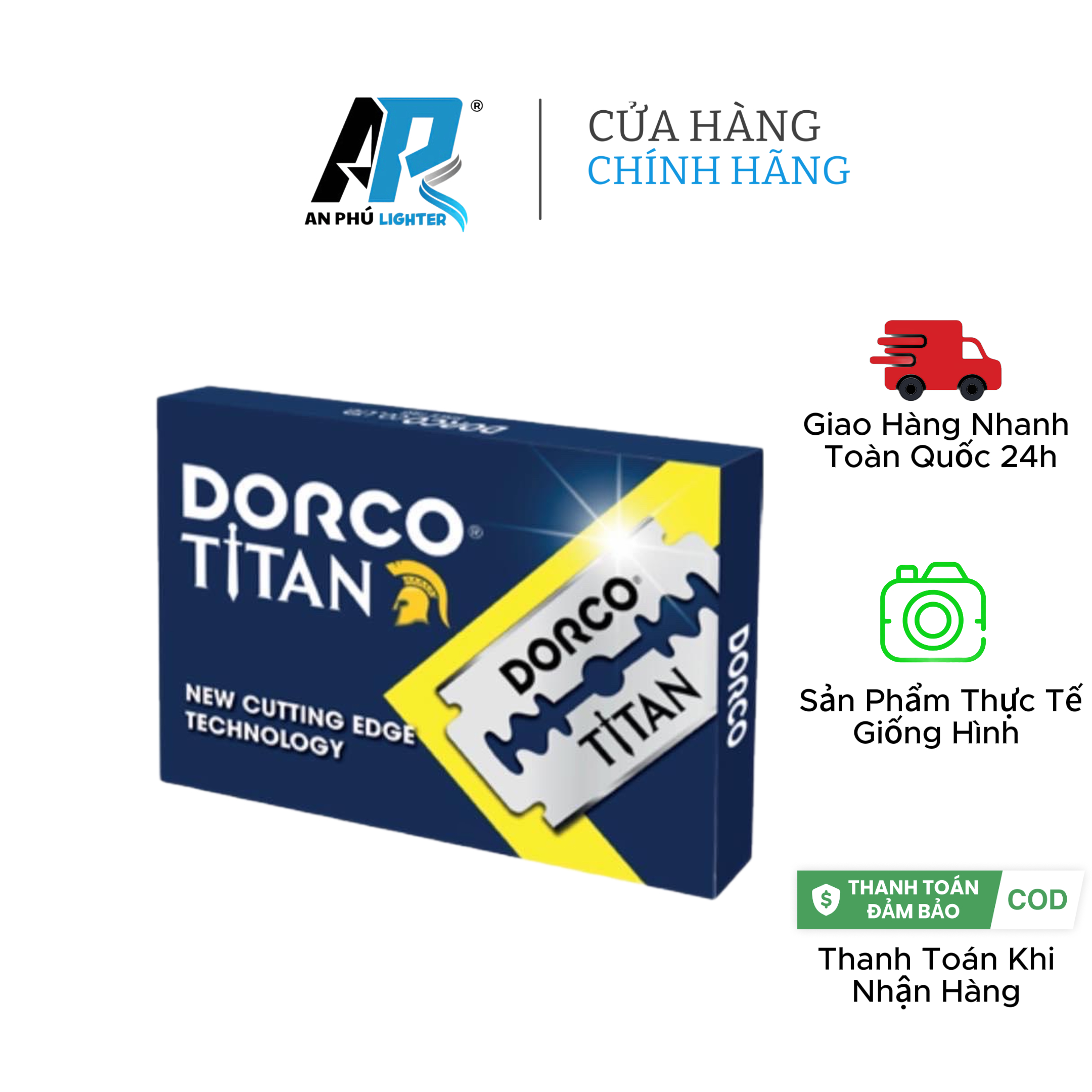 [ Free Ship ] [ CHÍNH HÃNG ] [ GIÁ BÁN DÙNG THỬ ] LƯỠI LAM DORCO TITAN