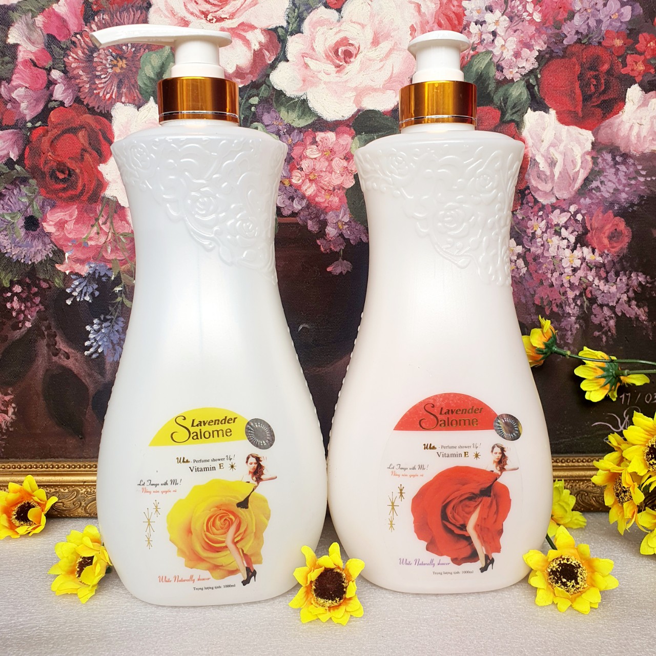 Sữa tắm trắng da Salome 1000ml , hương thơm nước hoa , quyến rũ , sang chảnh , hương thơm nước hoa pháp