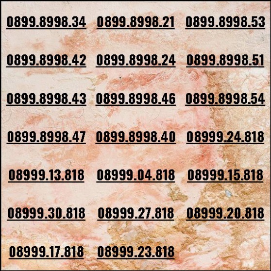 [HCM]Sim phong thủy cực đẹp đã chọn lọc kĩ lưỡng