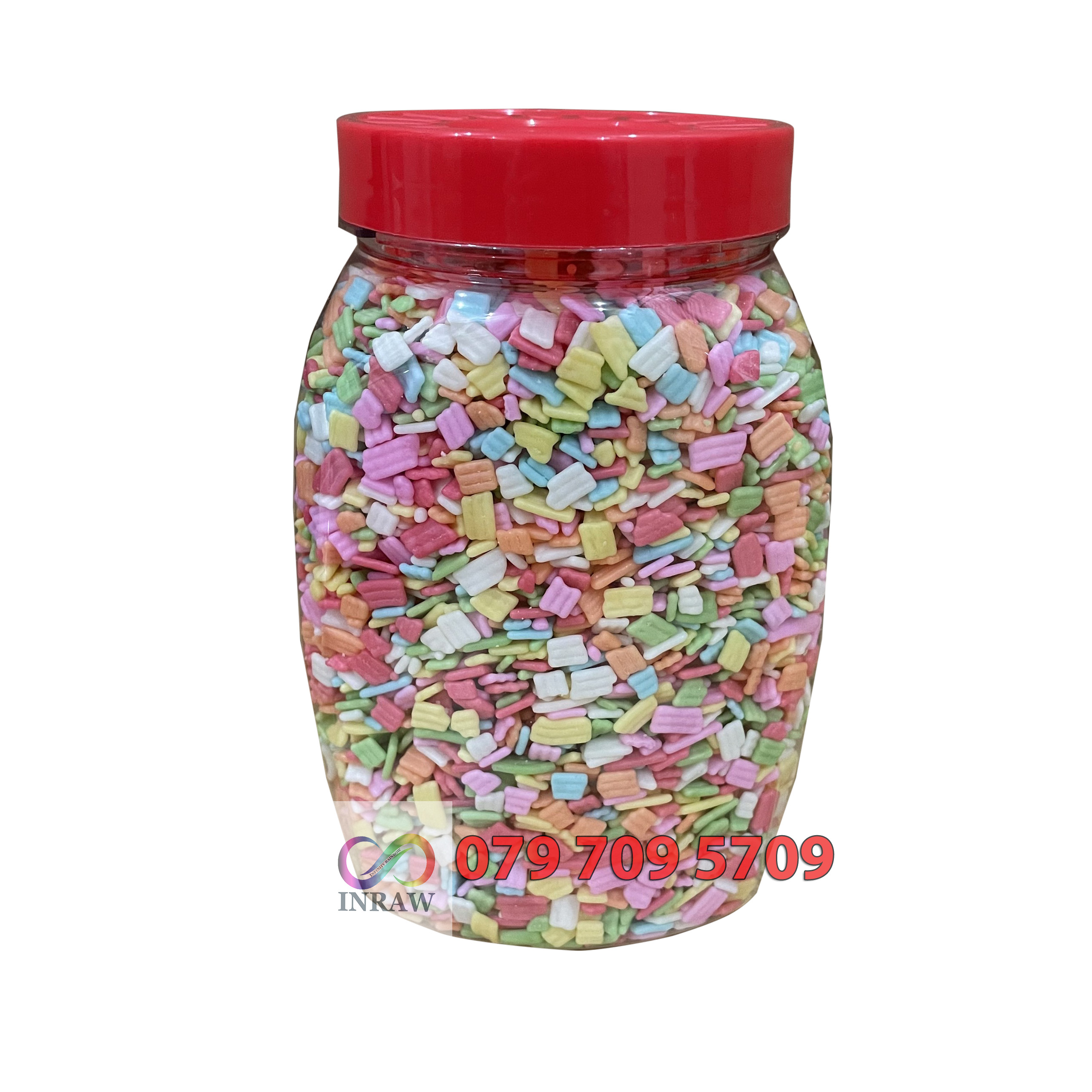Chocrice Colorful Square Granules (Thailand) 1kg Bag