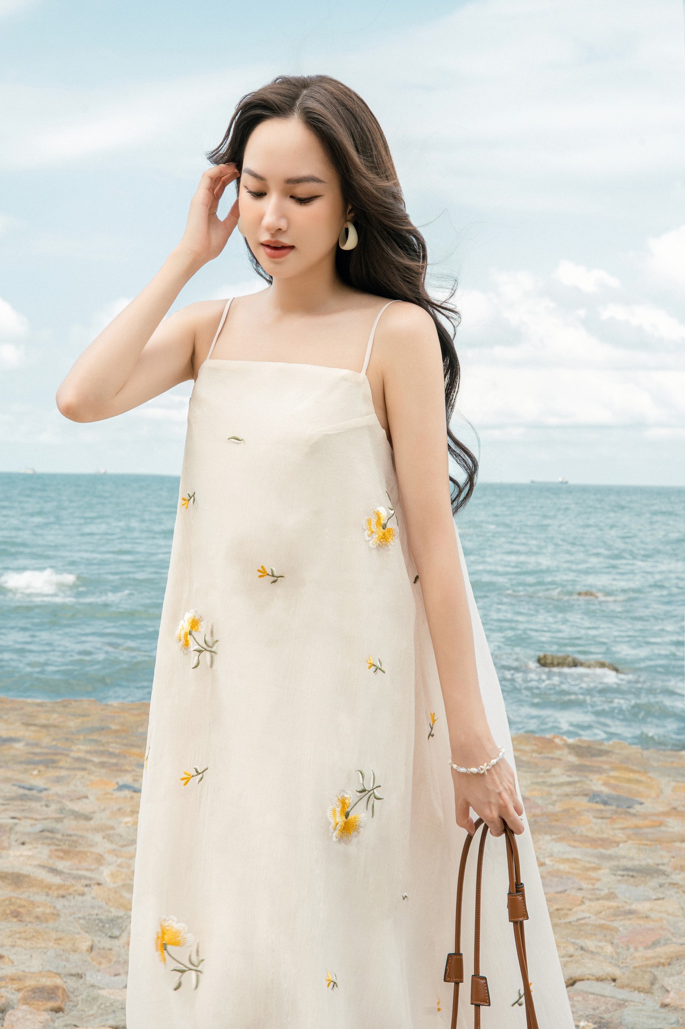 OLV - Đầm kiểu bí hoa suông Dress nhiều màu