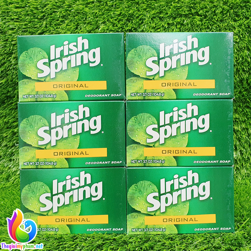 Combo 6 Xà Bông Cục Irish Spring 105g Mỹ