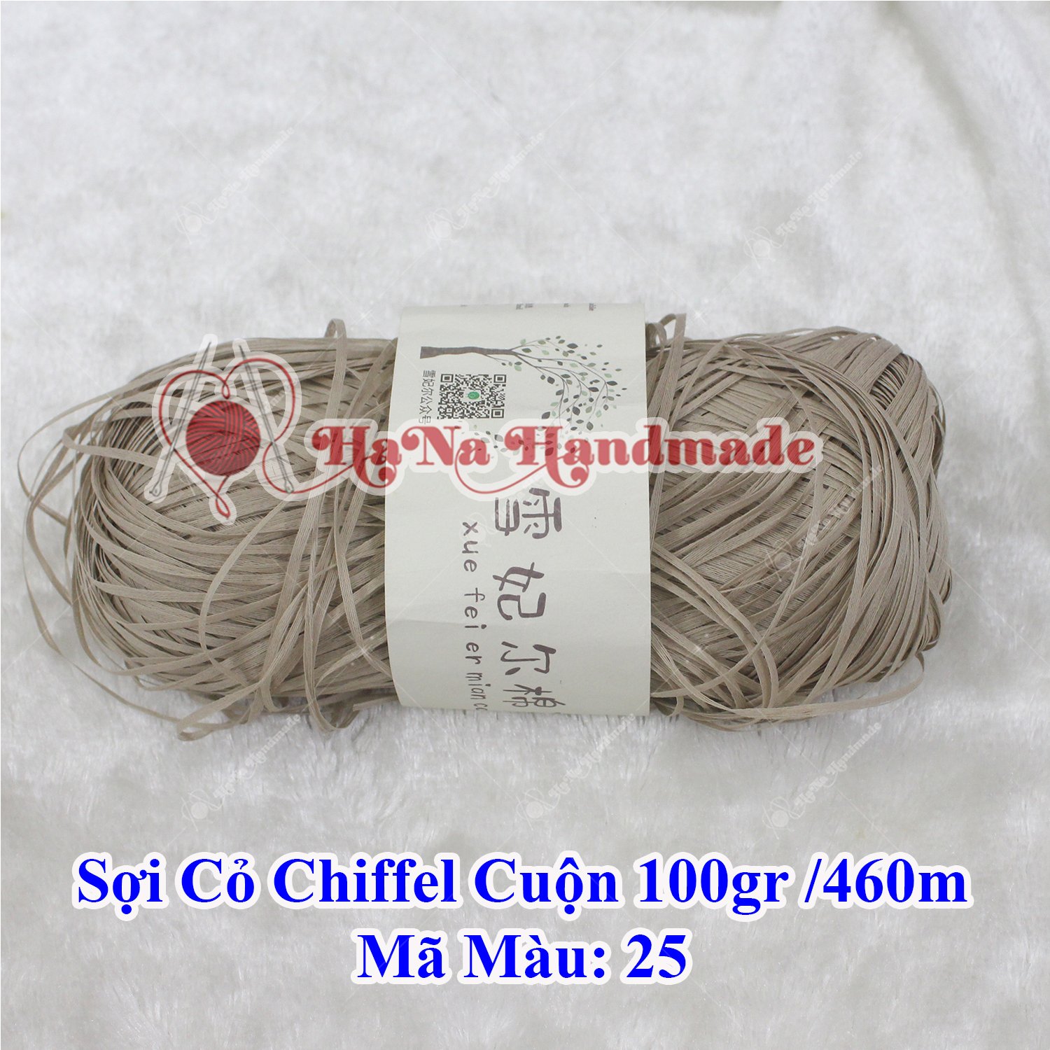 Sợi cỏ chiffel cuộn 100g / 460m