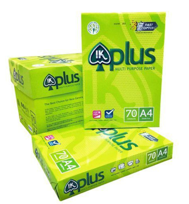 Giấy in photocopy A4 IK Plus 70gsm (500 tờ)