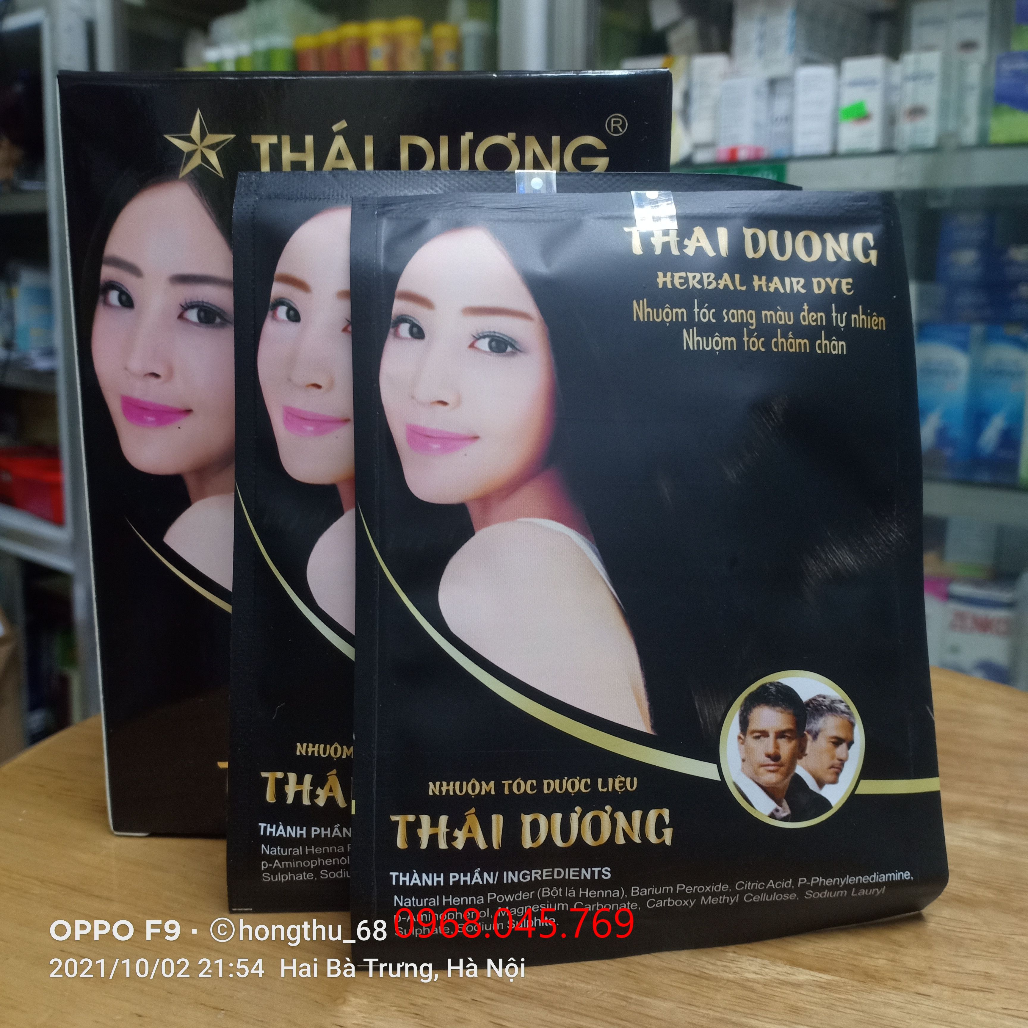 NHUỘM TÓC DƯỢC LIỆU THÁI DƯƠNG