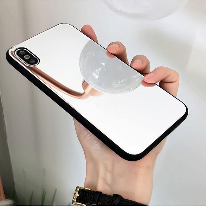 Ốp Lưng Iphone 7Plus/8 Plus, Ốp Gương, Viền TPU Dẻo