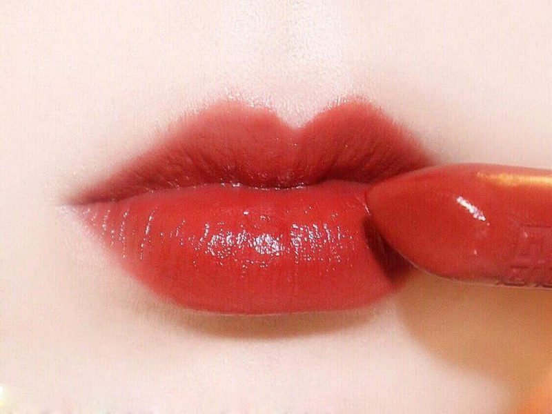 [HCM]Son Givenchy số 11 Rouge Interdit Satin Lipstick Orange Underground