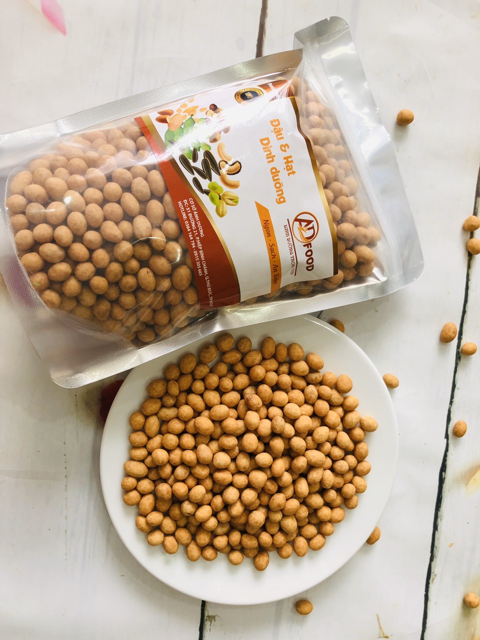 500g đậu phộng da cá vị cốt dừa siêu ngon