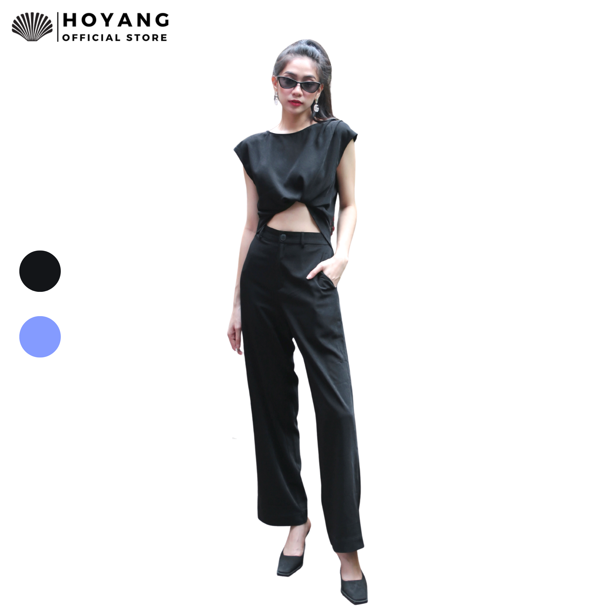 Quần Ống Suông Chất Lụa Nữ Hoàng HOYANG Q46