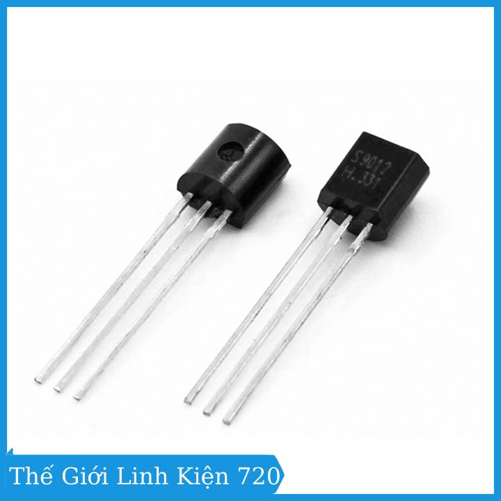 Transistor S9012 TO-92 TRANS PNP điện áp 40V 0.5A