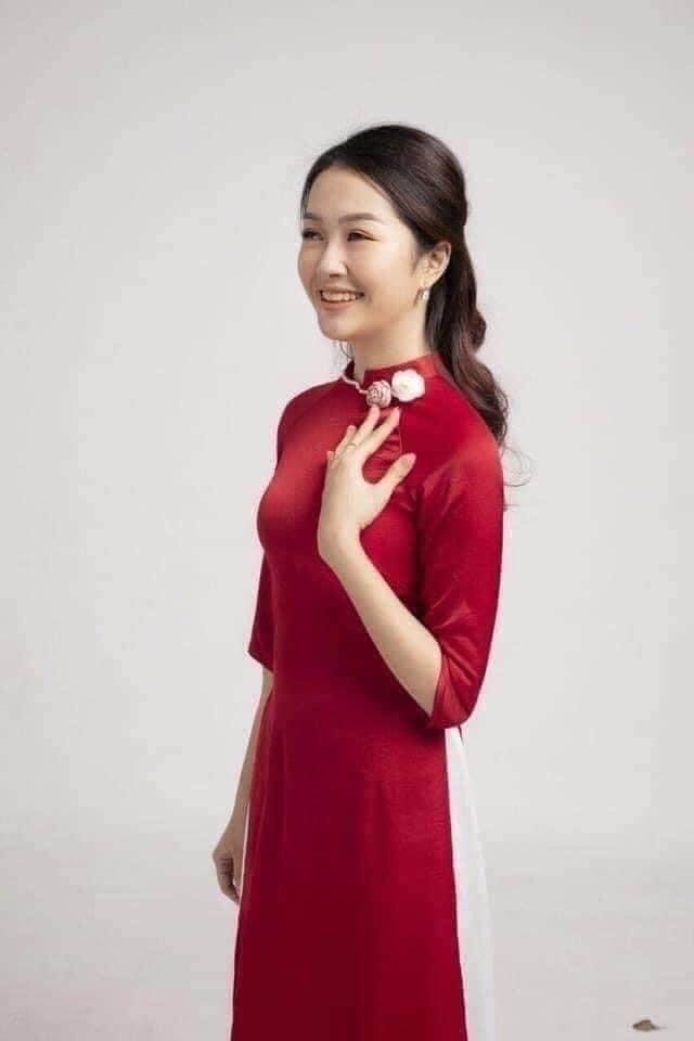 Áo dài lụa Tây thi đinh hoa 3D