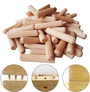 Chốt gỗ phi 8 - dài 40mm [ 0,5kg - 1kg ] - liên kết ghép ván