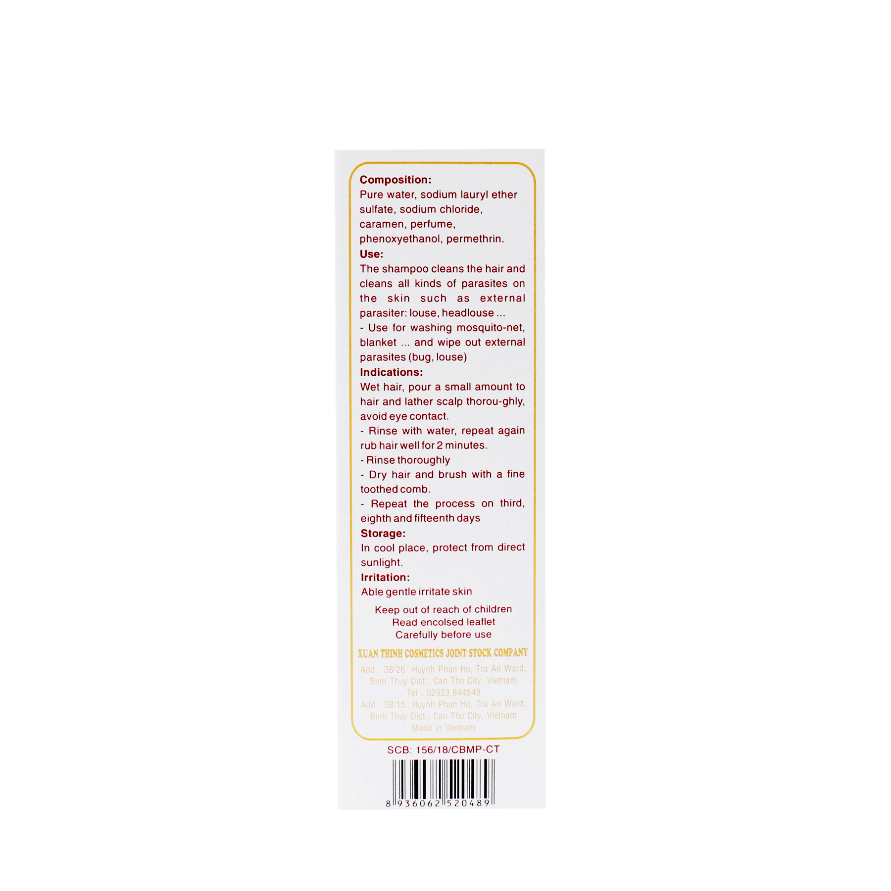 Dầu gội chí Samy 100ml