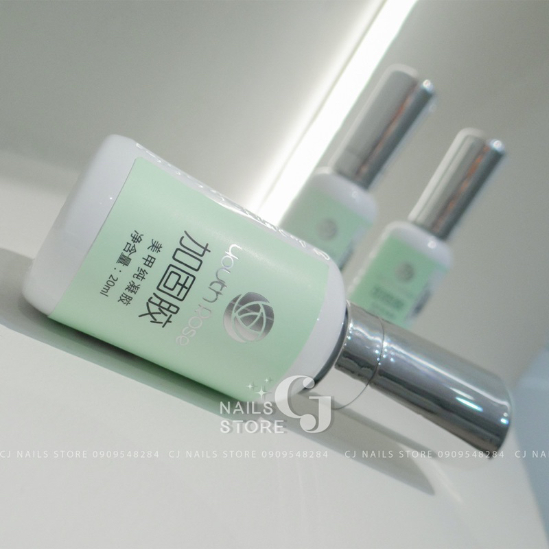 {CJ Nails Store} Cứng móng hoa hồng chai lơn (20ml)