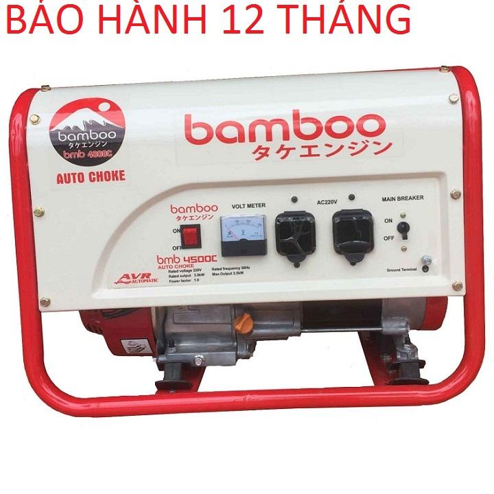 Máy Phát Điện Chạy Xăng 3.5kw Bamboo BMB 4800E