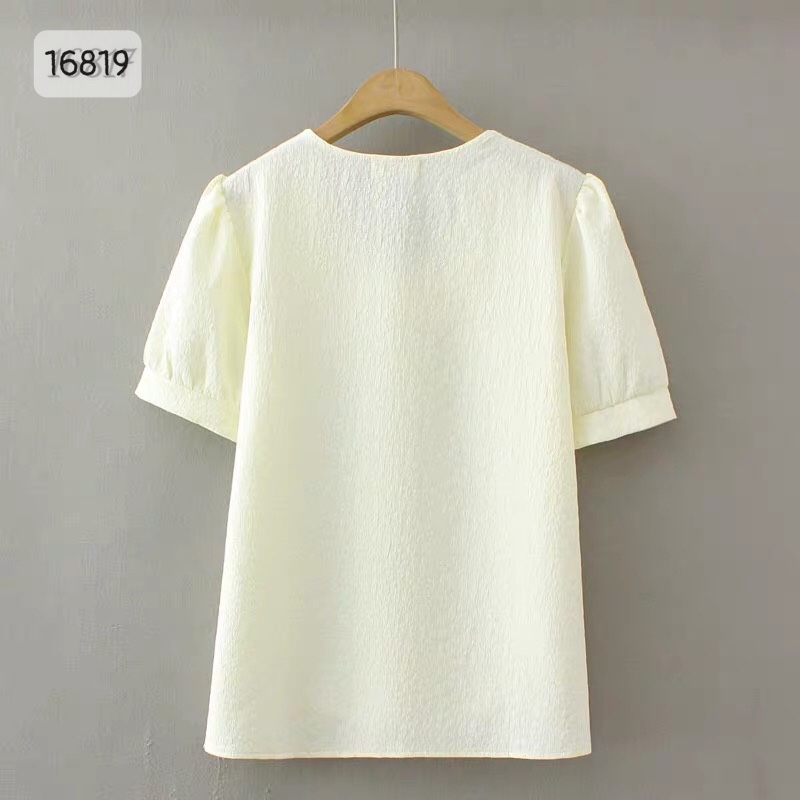 Áo kiểu BIGSIZE Nơ Châu 16819