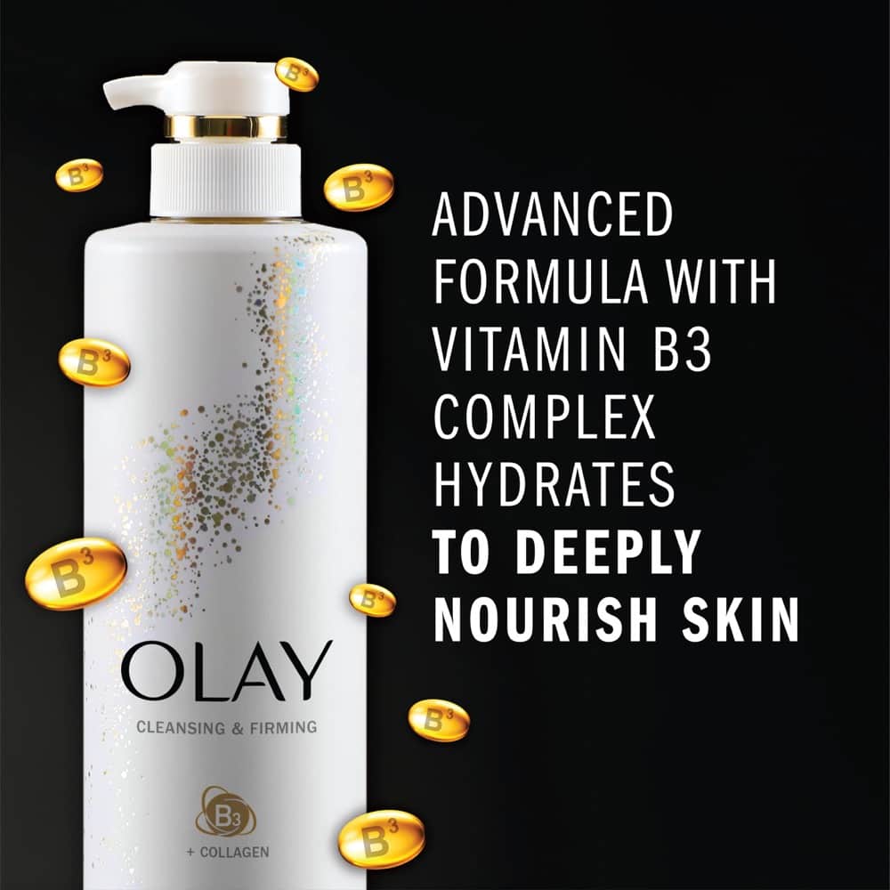 Sữa tắm săn chắc da Olay Collagen B3+ 530ml