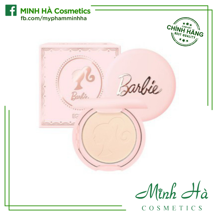 Phấn phủ dạng nén Eglips Barbie Blur Powder Pact 9g