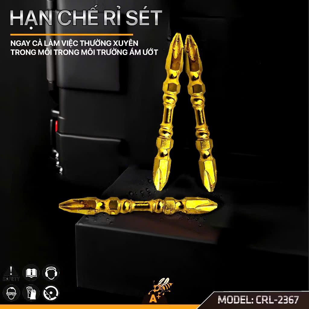 Đầu Bắn Vít Siêu Cứng ( giá của 1 Chiếc) vàng hoặc đen tuỳ đợt