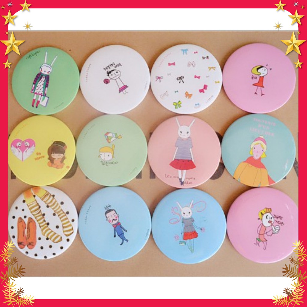 5 chiếc Gương Cầm Tay Mini Bỏ Túi