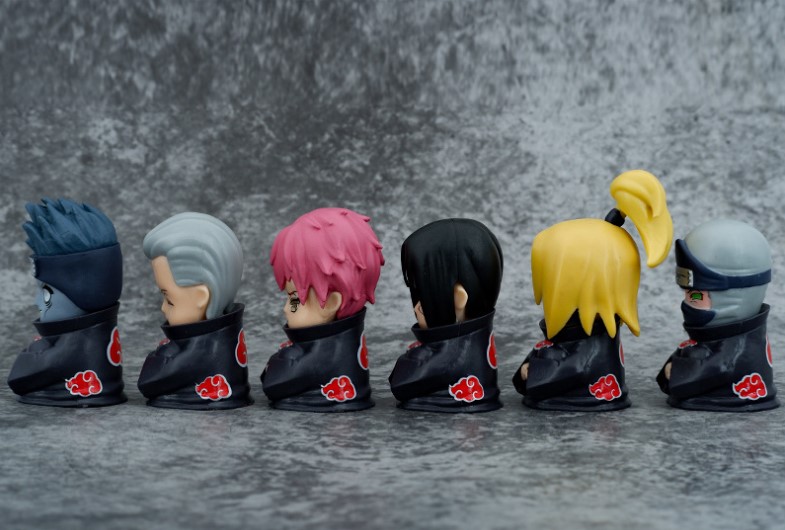 Tượng Akatsuki chibi - Naruto - combo 6 tượng